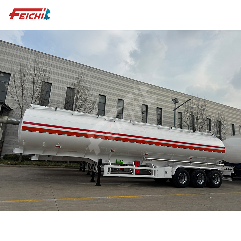 Factory Supply 40000/45000 Liters 3 Axle Oil Gasoline Tanker Steel Trailer Fuel Tanker Semi-Trailer