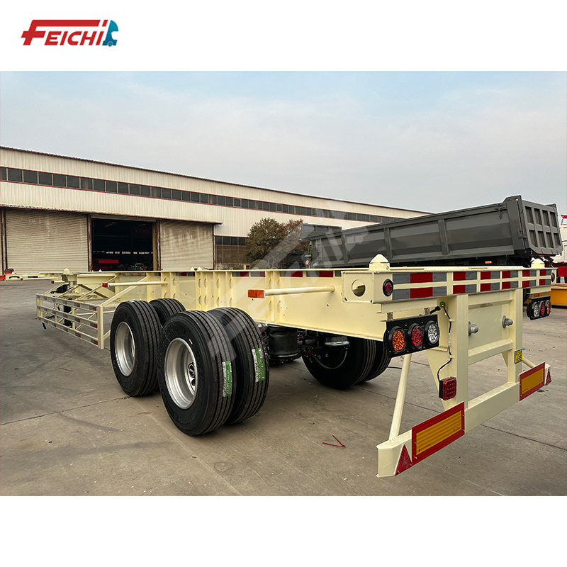 Hot Sale 2 Axle 40ft Container Skeleton 