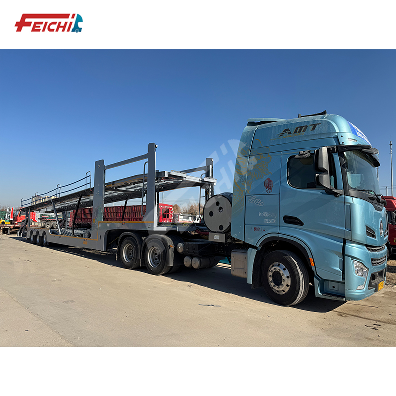 Double Deck 2axles 3axles Container Deli