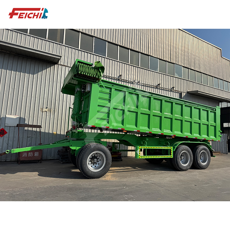 2 or 3 Axles Tow Bar Type Tipper Cargo T