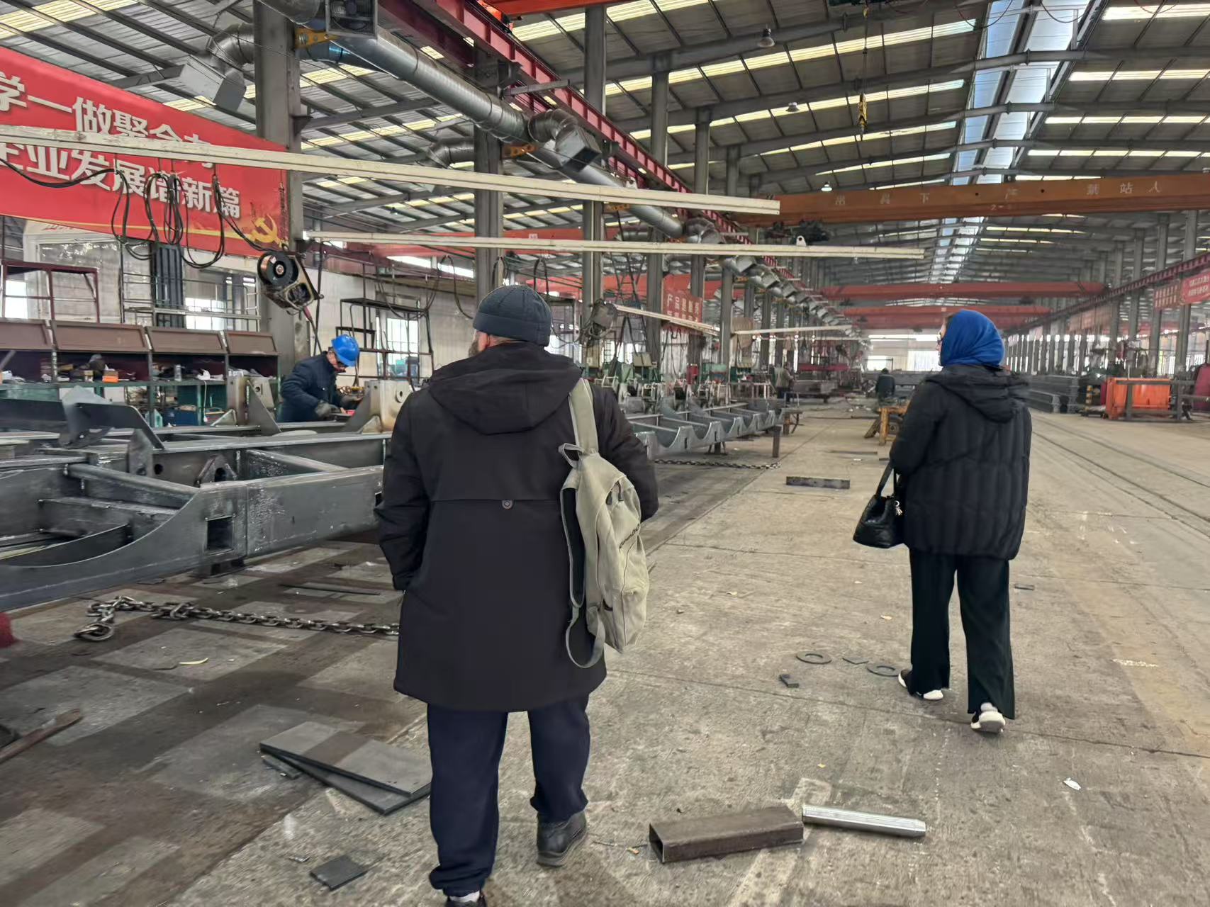 Kazakhstan Customer Visit FeiChi Factory