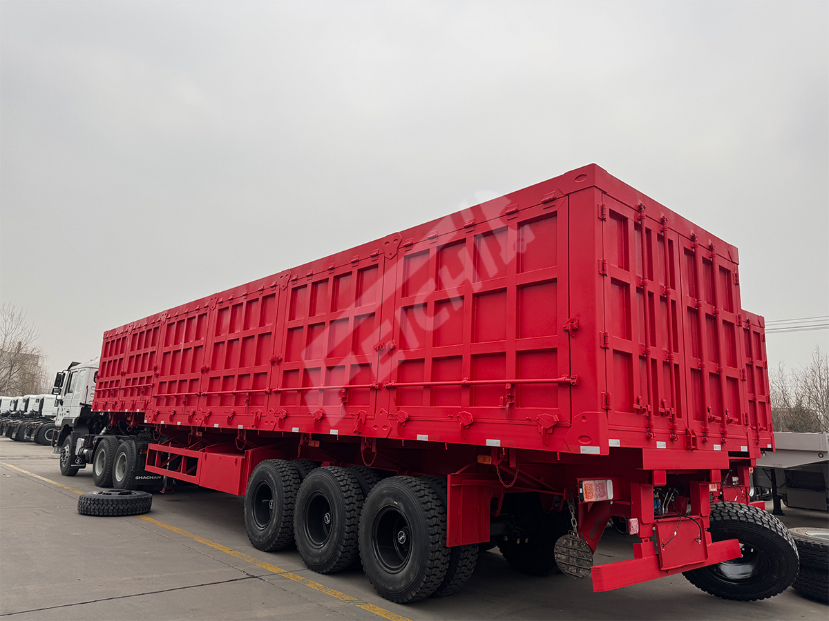 3 Axle Side Tipping Semi-Trailer to be S