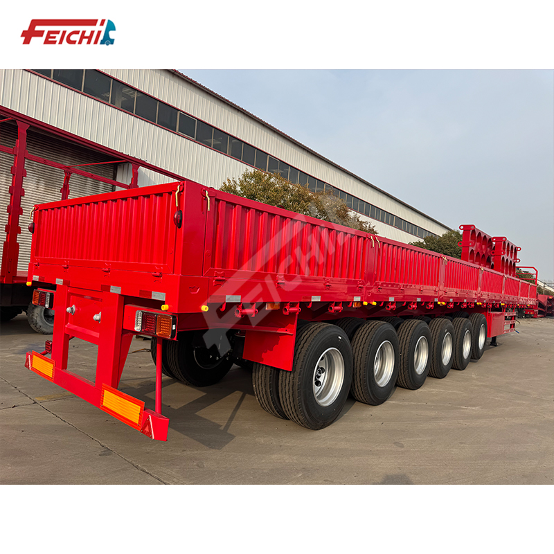 6 Axles 15.5 Meters Transport Grain Corn