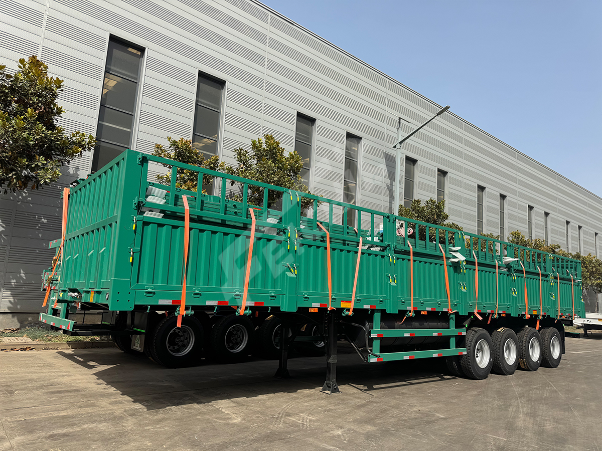 4 Axle 60 Ton Fence Semi Trailer will be