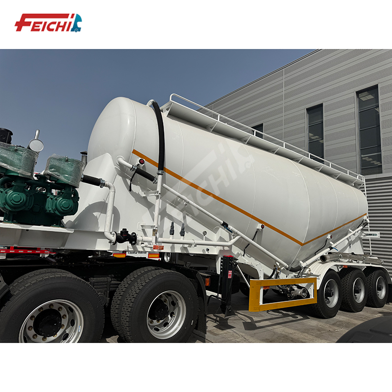  FeiChi 3 Axles Steel Cement Tank Truck 