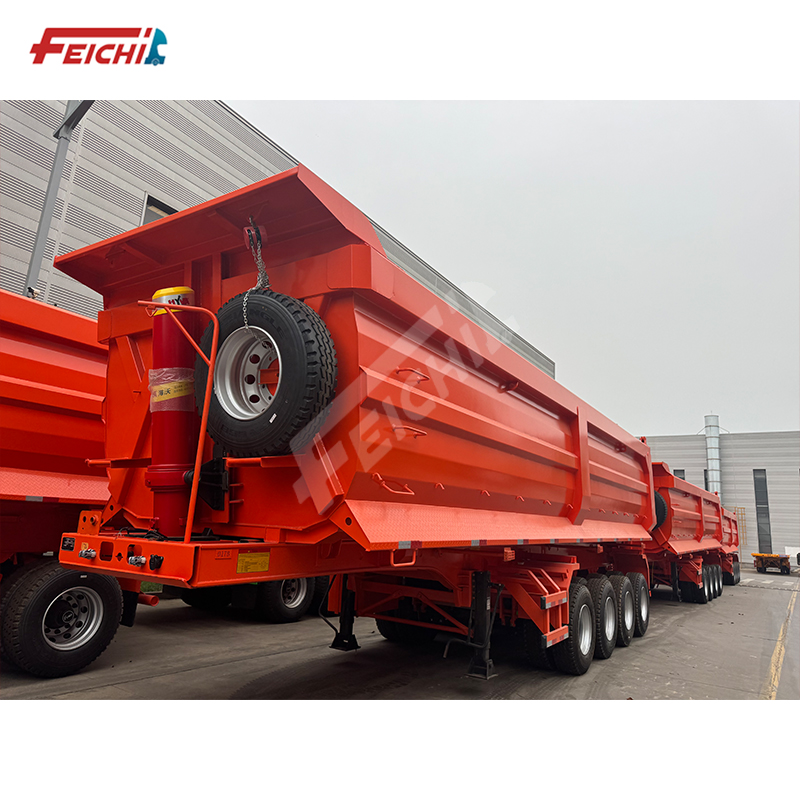 Factory Price 4 Axle 80 Tons Dump Tipper