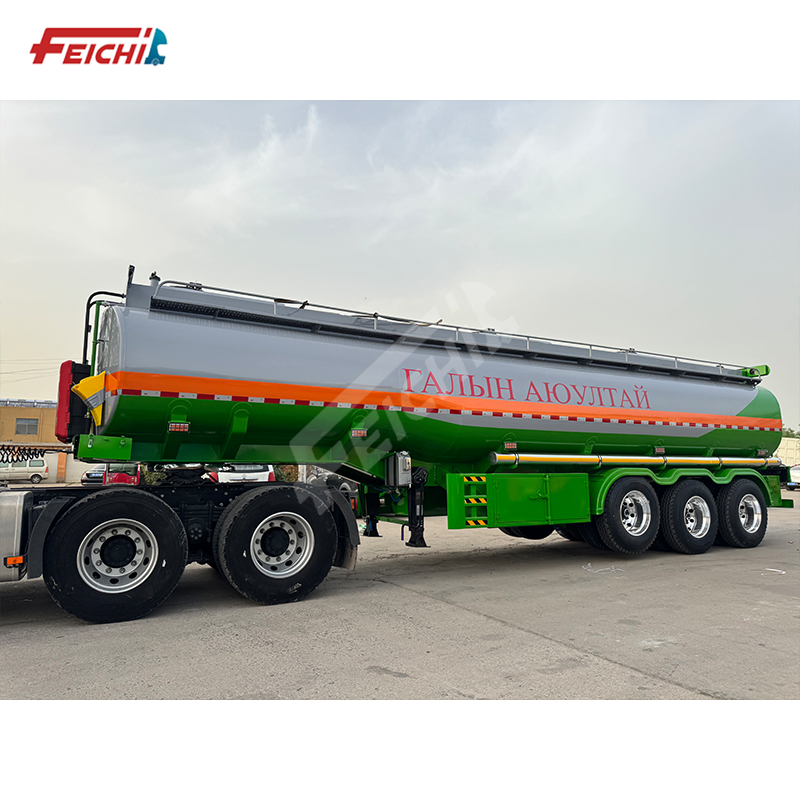 FeiChi 3 Axles Oil Fuel Tank Semi Trailer 40000/45000 Liters Diesel Petrol Gasoline Tanker Semi Trai
