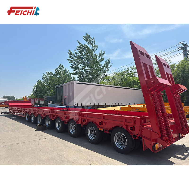 8-Axle Gooseneck Lowbed Semi Trailer 17 