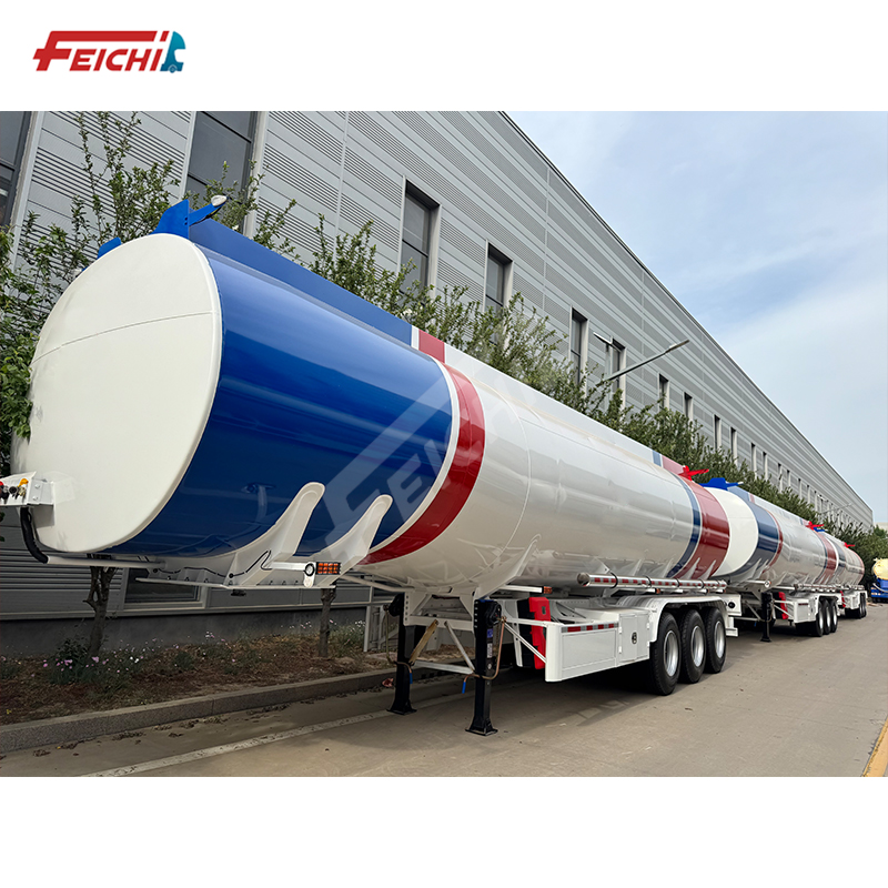3 Axle Heavy Duty Carbon Steel Crude Oil