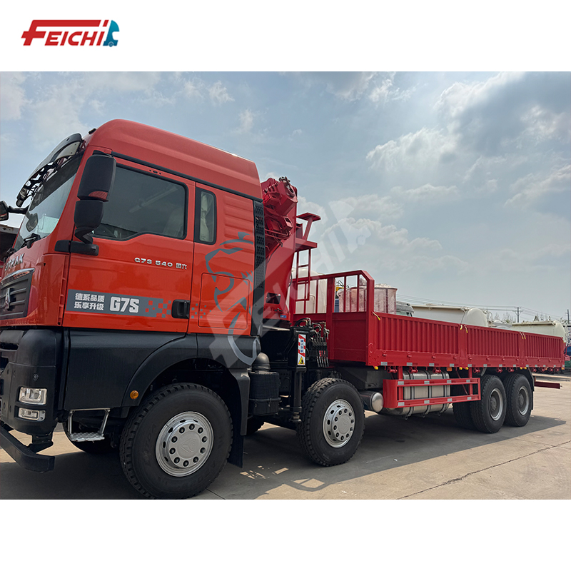 SINOTRUK SITRAK Cargo Truck 15 Tons Folding Boom Crane Knuckle Boom Truck Crane