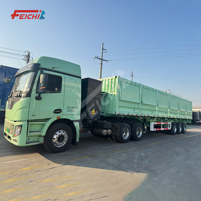 Dump Semi-trailer 3 Axle Tipper Dumper Semi Trailers Carbon Steel Gravel Transport Hydraulic Dump Tr