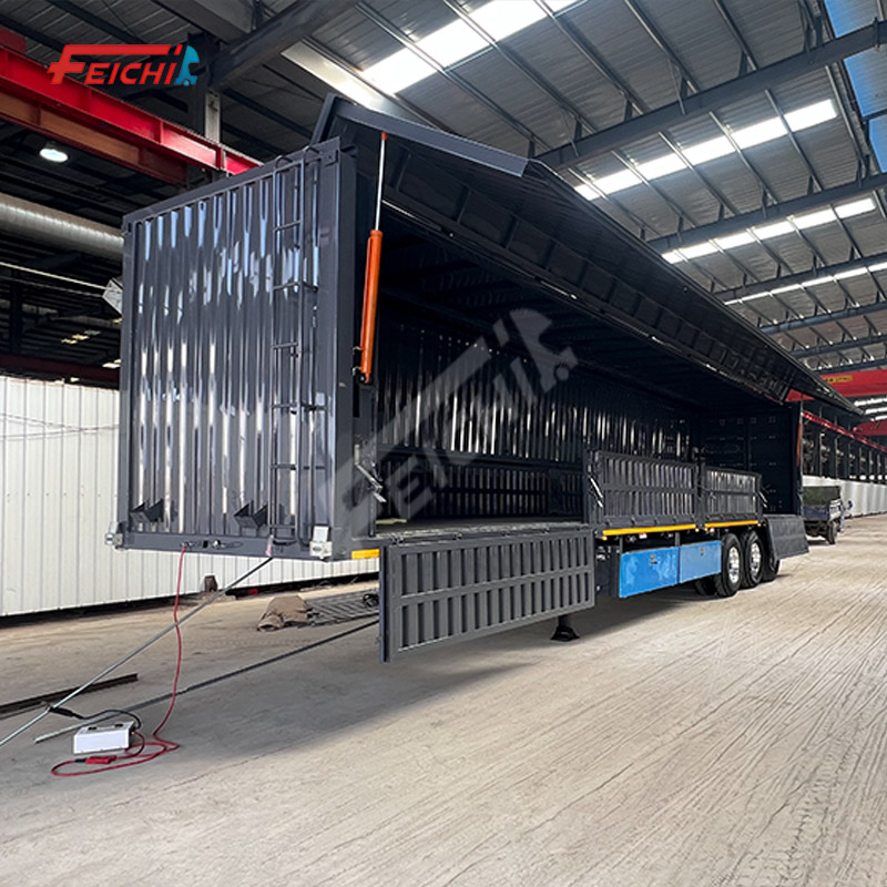 Wing Van Semi Trailer 3 Axles Aluminum A
