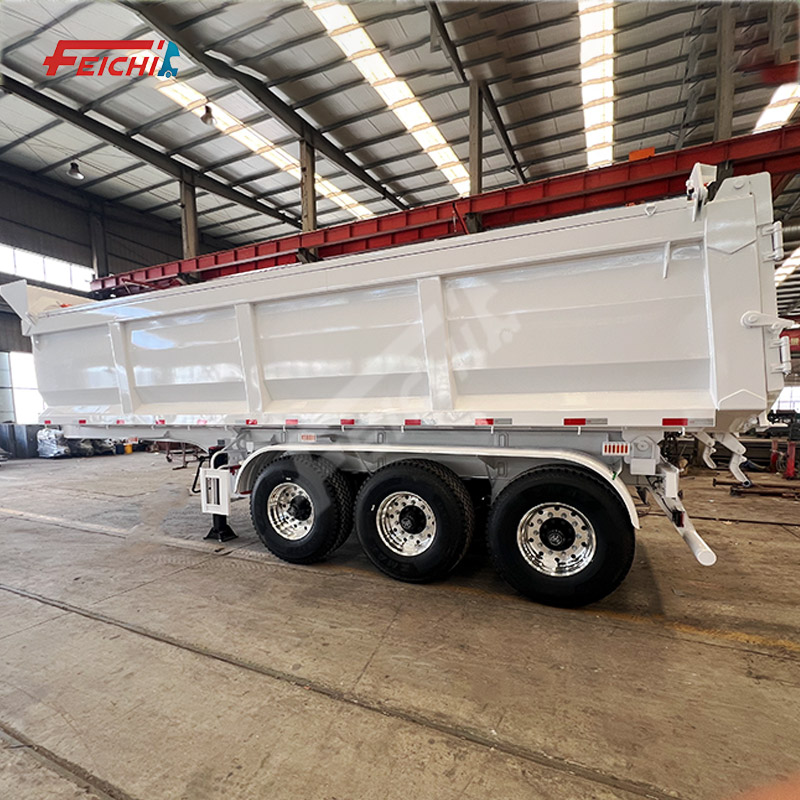 60-Ton U-Shaped Rear Tipping Dump Semi T