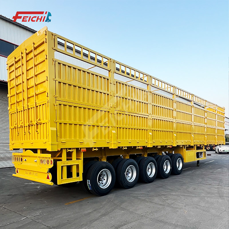 Durable 5-Axle 100 Ton Bulk Cago Transpo