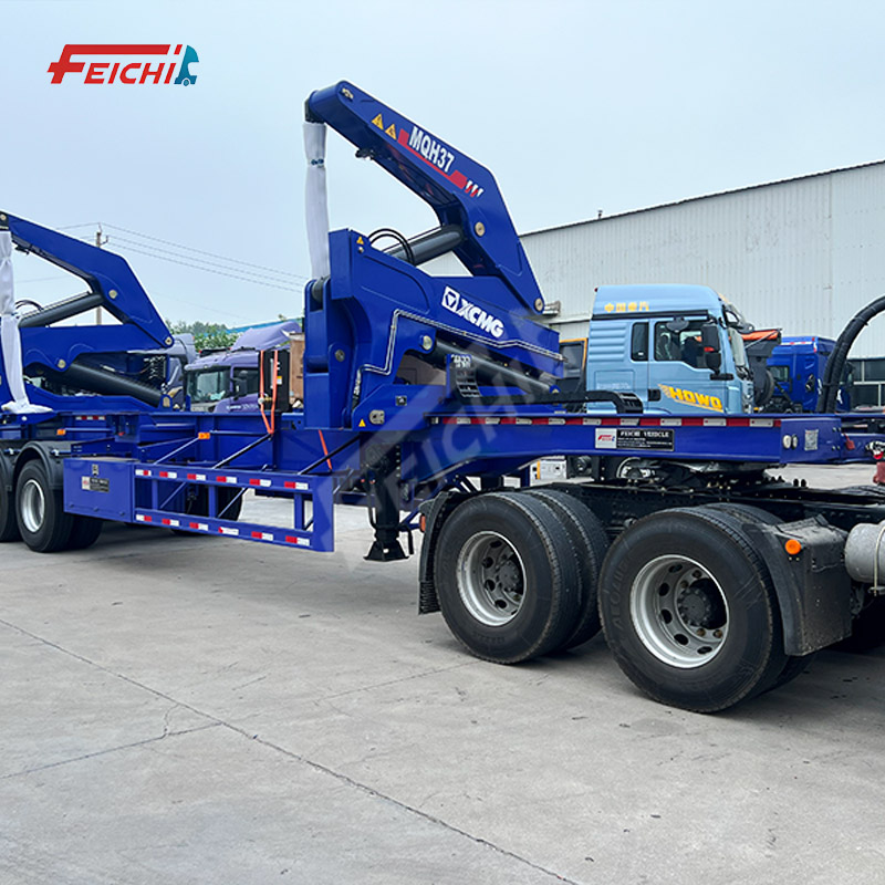 New Arrival FEICHI Side Crane Semi Trail