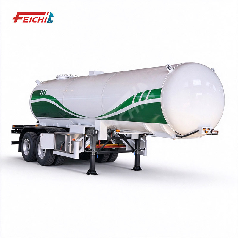 20 cbm 2 axle LPG transport semi trailer